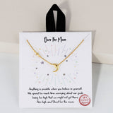 Over the Moon Dainty Crescent Moon Necklace