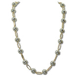CCB Bead and Paperclip Chain Long Necklace - view 2