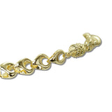 14K Gold Plated Sculptural Twisted Magnetic Designer Inspired Necklace - view 2