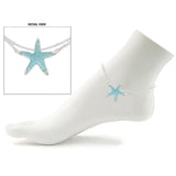 Starfish Double Layered Chain Anklet