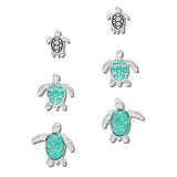 SEA Turtle Coastal Stud Earring SET
