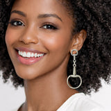 Western Horsebit Drop Earrings