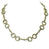 Western Horsebit Link Necklace - view 2