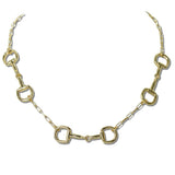 Western Horsebit Paperclip Link Necklace - view 2