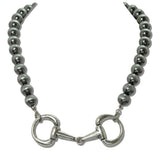 Western Horsebit Beaded Necklace