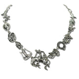 Western Multi Charm Link Necklace