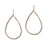 Beaded Teardrop Dangle Earrings - view 2