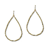 Beaded Teardrop Dangle Earrings - view 3