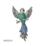 Pave Crystal Songbird Brooch PIN