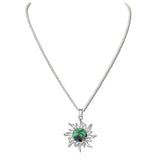 Abalone Shell SUN Pendant Necklace