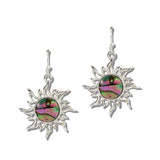 Abalone Shell SUN Drop Earrings