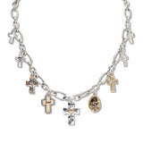 Faith Cross Inspiration Charm Necklace