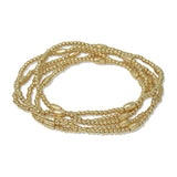 CCB Multi Layered Beaded Stretch Bracelet