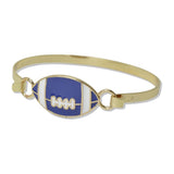 Gameday Enamel Football Hook Bangle Bracelet - view 5