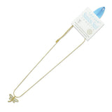 112589, STAINLESS STEEL MOP DRAGONFLY PENDANT NECKLACE