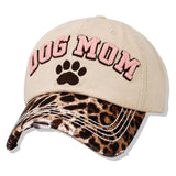 112599, DOG MOM PAW WASHED BASEBALL CAP