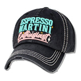 112600, ESPRESSO MARTINI WASHED BASEBALL CAP