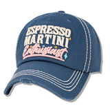 112600, ESPRESSO MARTINI WASHED BASEBALL CAP