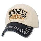112601, WHISKEY SOUTHERN THERAPY WASHED BASEBALL CAP