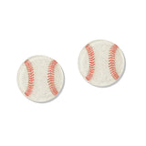 112703, GAMEDAY SPORTS GLITTER ACRYLIC STUD EARRINGS