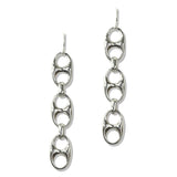 112719, POLISHED MARINER LINK TIERED DANGLE EARRINGS