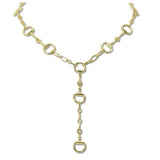 112725, HERITAGE LINK Y-DROP NECKLACE