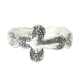 112795, FILIGREE CROSS INSPIRATION STRETCH BRACELET