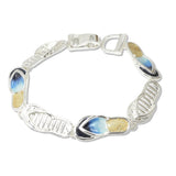 112796, ENAMELED FLIP FLOP MAGNETIC CLOSURE BRACELET