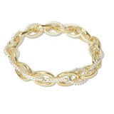 112866, OVAL TWISTED ROPE STRETCH BRACELET
