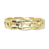 112867, RECTANGULAR CHAIN LINK STRETCH BRACELET