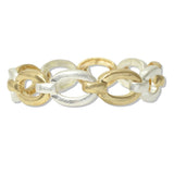 112869, GEOMETRIC OVAL LINK STRETCH BRACELET