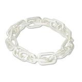 112871, GEOMETRIC PAPERCLIP LINK STRETCH BRACELET