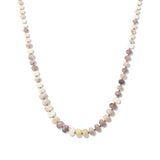 112881, NATURAL STONE BEADED NECKLACE