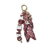 113011, GAMEDAY SPIRIT BANDANA AND FOOTBALL HELMET BAG CHARM