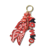 113011, GAMEDAY SPIRIT BANDANA AND FOOTBALL HELMET BAG CHARM
