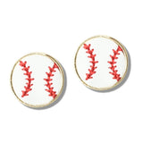 113091, GAMEDAY SPORTS BALL STUD EARRINGS