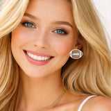 113091, GAMEDAY SPORTS BALL STUD EARRINGS