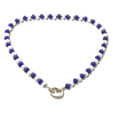 113095, GAMEDAY CARABINER CLIP BEADED NECKLACE
