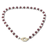 113095, GAMEDAY CARABINER CLIP BEADED NECKLACE