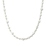 113099, ORAGANIC BAROQUE PEARL BEADED STRAND NECKLACE