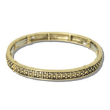 113115, WESTERN CHECKERED GRID STRETCH BRACELET