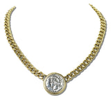 113137, WESTERN LIBERTY COIN CHAIN NECKLACE