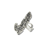 113146, WESTERN FLORAL COWBOY BOOT RING