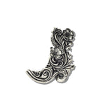 113146, WESTERN FLORAL COWBOY BOOT RING