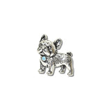 113147, WESTERN FLORAL FRENCH BULLDOG RING