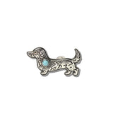 113148, WESTERN FLORAL DACHSHUND RING