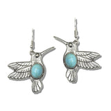 113153, WESTERN HUMMINGBIRD DROP EARRINGS