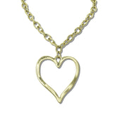 113162, WESTERN OPEN HEART STATEMENT PENDANT NECKLACE