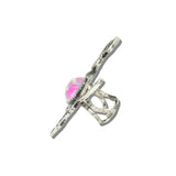 113166, WESTERN DACHSHUND TURQUOISE STONE RING