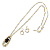 113210, METALLIC SCULPTURAL LONG PENDANT NECKLACE